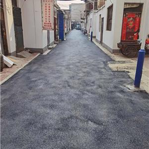 鄭州市大學(xué)路菜王社區(qū)瀝青路面攤鋪